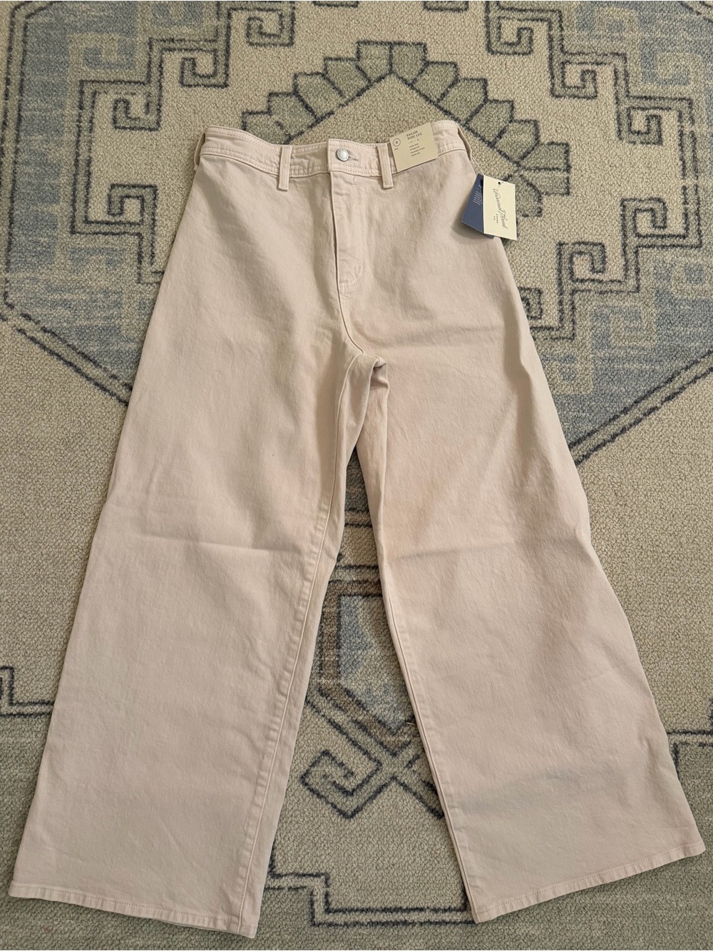 Target Sailor High Rise Wide Leg Jeans (Beige)